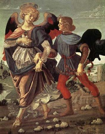 Andrea del Verrocchio Tobias and the Angel china oil painting image